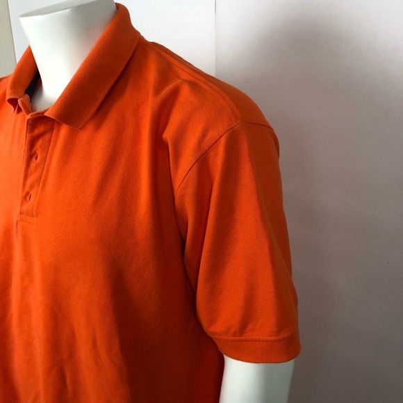 BEVERLY HILLS POLO CLUB Mens Polo Shirt Orange XXL - Picture 6 of 8